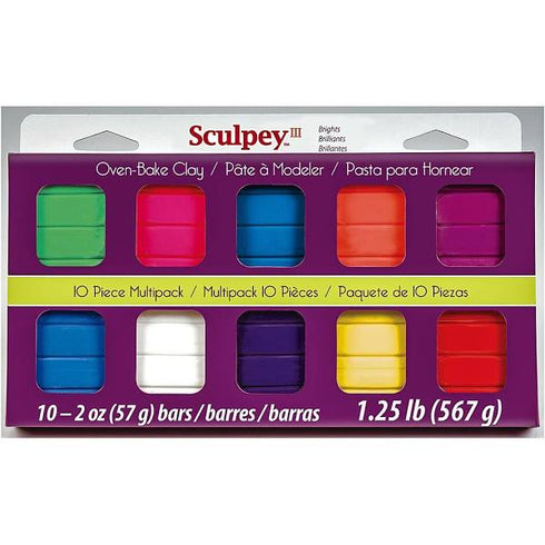 CLAY SET SCULPTY 10 COLOR SET BRIGHT